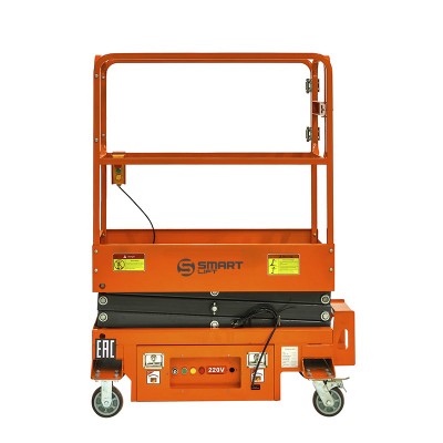 Подъёмник ножничный несамоходный SMARTLIFT SJY-0.3-3 (г/п 300 кг, в/п 3 м, 220 В) 