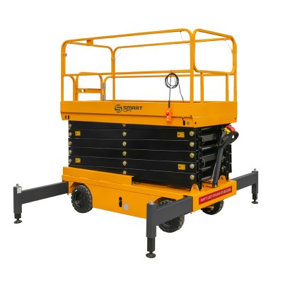 Подъёмник ножничный несамоходный SMARTLIFT SJY-0.3-13 (г/п 300 кг, в/п 12,8 м, 48 В)