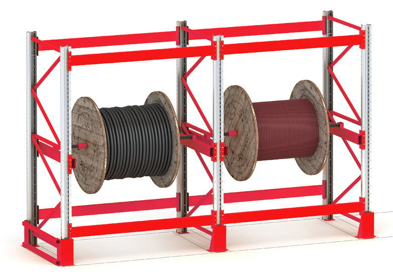Стеллажи для кабельных барабанов