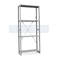 Стеллаж на зацепах ТСУ 2000х760х600 - 4 перфорированные полки (300 кг на полку)