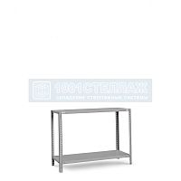 Стеллаж болтовой ТС 1000х700х300 - 2 полки (120 кг на полку)